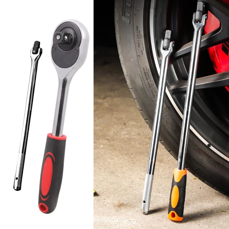 Profession 180 Degree Rotating Socket Wrench Spanner With Steel Ball Locking Suitable For Automotive Repair Tight Space