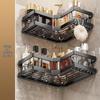 Triangle No-Punch Shower Storage Rack: Bathroom Organizer for Toiletries