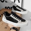 2025 New Trendy Sneakers Low cut color blocked men's Sneaker Thick soled casual oversized board shoes Male fashion lace up Shoes