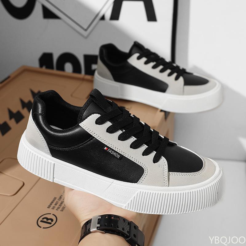 2025 New Trendy Sneakers Low cut color blocked men's Sneaker Thick soled casual oversized board shoes Male fashion lace up Shoes