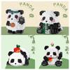 KNEW BUILT Micro Mini Panda Building Blocks Adorable Model Toy Perfect Gift for Kids Girls Desktop Decor