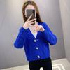 Women's short sweater jacket women's spring and autumn new loose autumn small knitted cardigan women