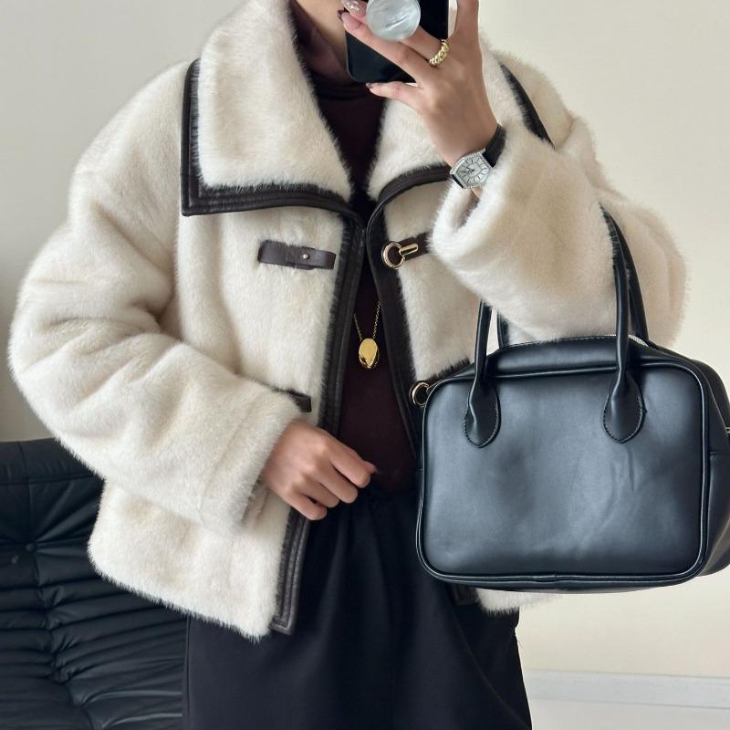 Autumn and Winter Women's Faux Fur  All-match Comfortable Warm Jacket