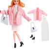 1 Set  Fashion 11.5 Inch Doll Dress Coat Trouser Bag Hat Elegant Skirt Daily Party 29cm Doll Clothes 1/6 Doll Accessories Toy JJ