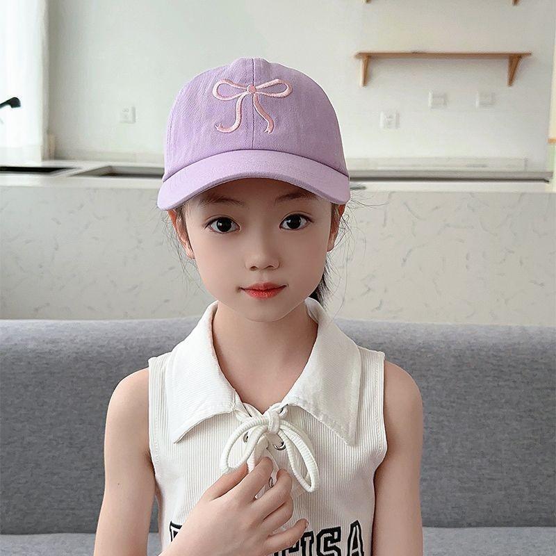 Children's Baseball Caps Can Be Tied Into A Ponytail. Girls' Sun Hats For Shade In Summer. Wide-brimmed Baseball Caps From The Sun.