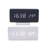 Creative Sound-Activated Wooden Clock - Multifunctional Home & Student Gift
