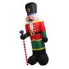 Inflatable Christmas Soldier 7.9ft Polyester Fiber Reusable Waterproof Blow Up Soldier for Outdoor