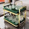 Double-Layer Desktop Tea Set & Cup Draining Rack