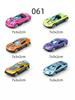 (Boxed) 1/64 Colorful Sci-Fi Mini Alloy Car Set, 6 Pieces, Die-cast Metal, Boy's Toy, Sliding Model, No Pullback.