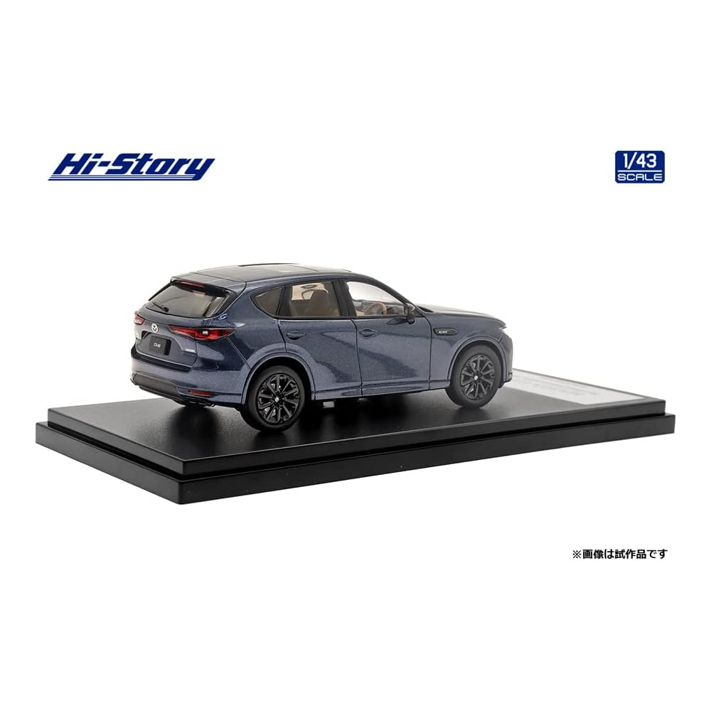 INTERALLIED Hi Story 1/43 Maßstab Mazda CX-60 XD-HYBRID Premium Sports (2022) Modell in Deep Crystal Blue Mica Lackierung