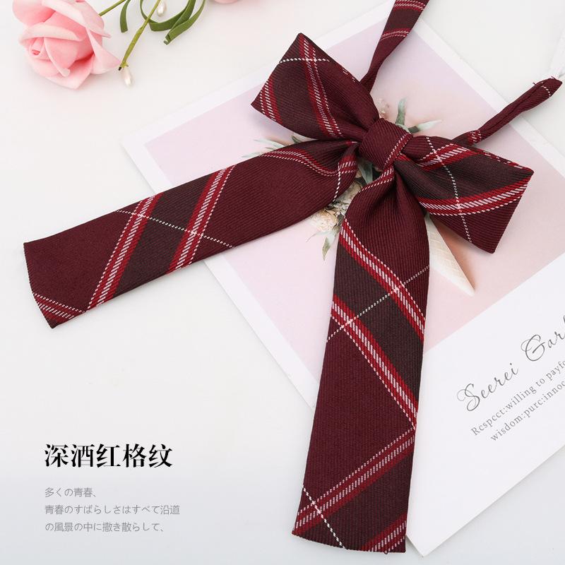 Japanese And Korean Version Of Female Collar Flower College Wind Ribbon Free Jk Bow Bow Graduation Photo Men'S Tie Sailor Suit Tide