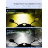 Universelle LED-Motorrad-Scheinwerferlampe, Super Hell 12V-80V, Fernlicht/Abblendlicht, Zweipolig/Dreipolig H4 Modifikation