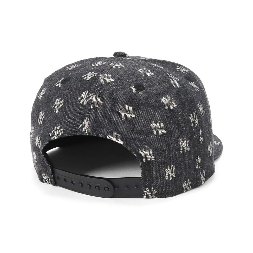 [New Era] Cap MLB Monogram Jacquard NY BlackChrome ML 950 MLB JAQ NEYYAN BLK CHR 14388575 NER36C5892