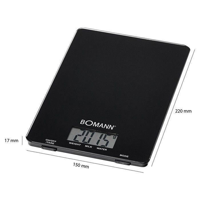 Balance De Cuisine Bomann KW 1515 CB Noir