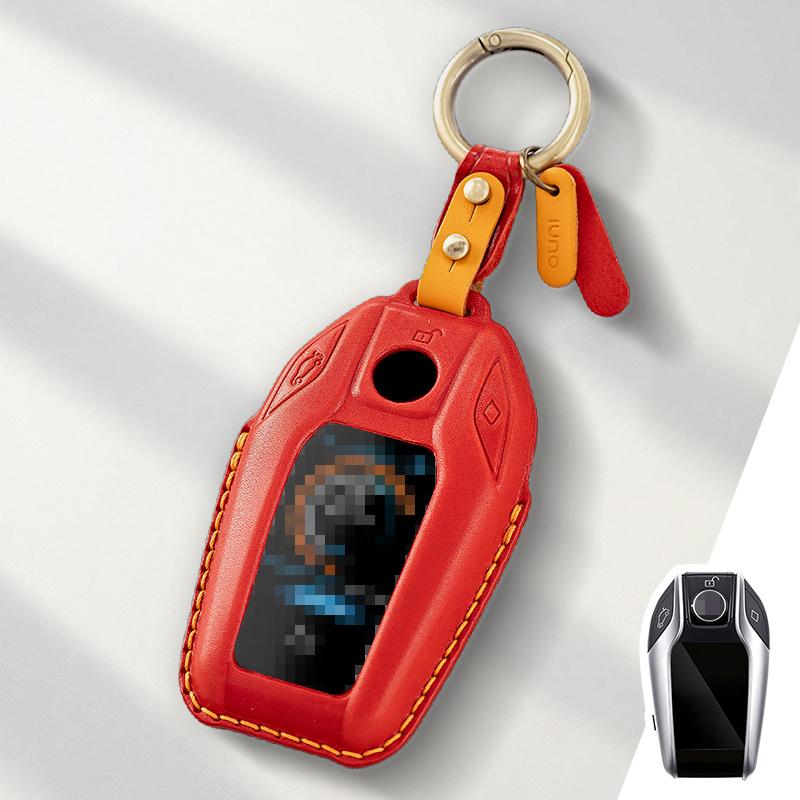 

Genuine Leather Protector for BMW Series X3 X 5 X7 7 Series 730 740 535L E6 Key Case Cover Fob