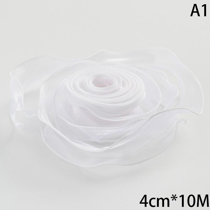 

10 м лента из пряжи «рыбий хвост» для украшения волос бантом своими руками, подарочный упаковочный материал, волнистые шелковые ленты, украшение