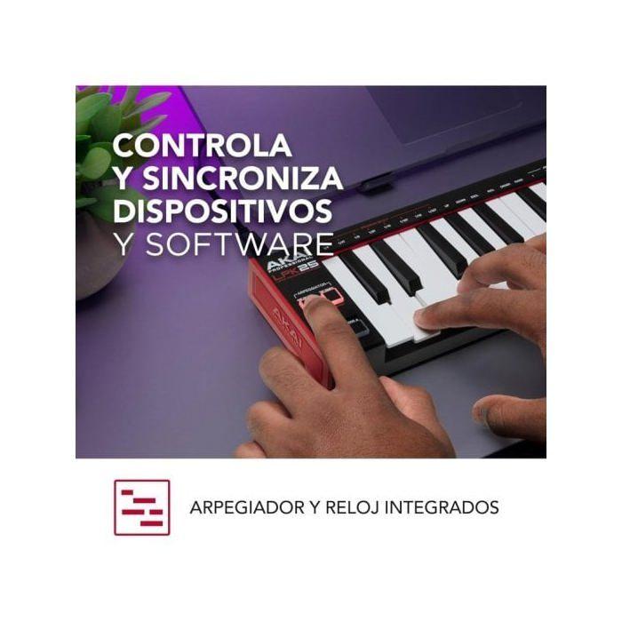 Clavier Maître - Akai - LPK25 Mk2 - 25 Mini-Touches - USB - Arpégiateur Intégré
