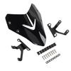 Motorcycle Wind Screen Spoiler High Strength Motorcycle Windscreen Sports Visor with Mounting Bracket Replacement for