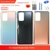 For Xiaomi Redmi Note 10 Pro M2101K6G, M2101K6R Glass Back Cover Rear Door Housing Replacement Spare Repair Parts + 8 Pcs Tools