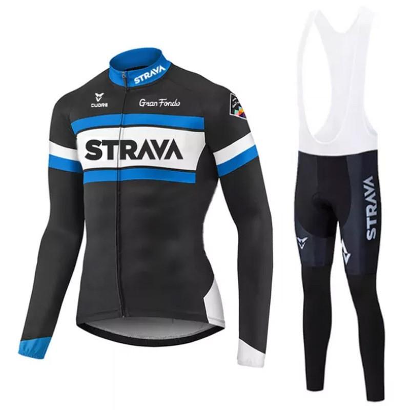Men Women Cycling Jersey Pants Set Long Sleeve Breathable Riding Outfit Road Mountain Bike Use