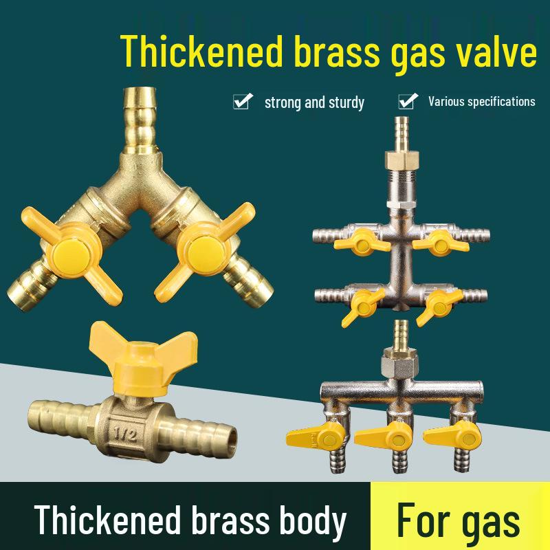 Liquefied Gas Distribution Three/Four-Way Ball Valve Connector