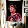 Harry Styles Wall Tapestry Aesthetic Wall Hanging Printed Fabric Blanket Decorative Tapestries for Bedroom Living Room Home Decor