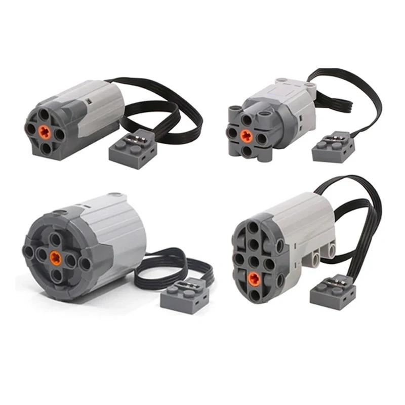 MOC Power Function Technische Teile Motor Servo Verstärkter Motor Bausteine Multi Hochgeschwindigkeits PF Sets Ziegelsteine Spielzeug DIY Motor