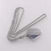 1.5mm-Thick Metal Pick with Holes Guitar Pick Necklace Metal Pick with Chain