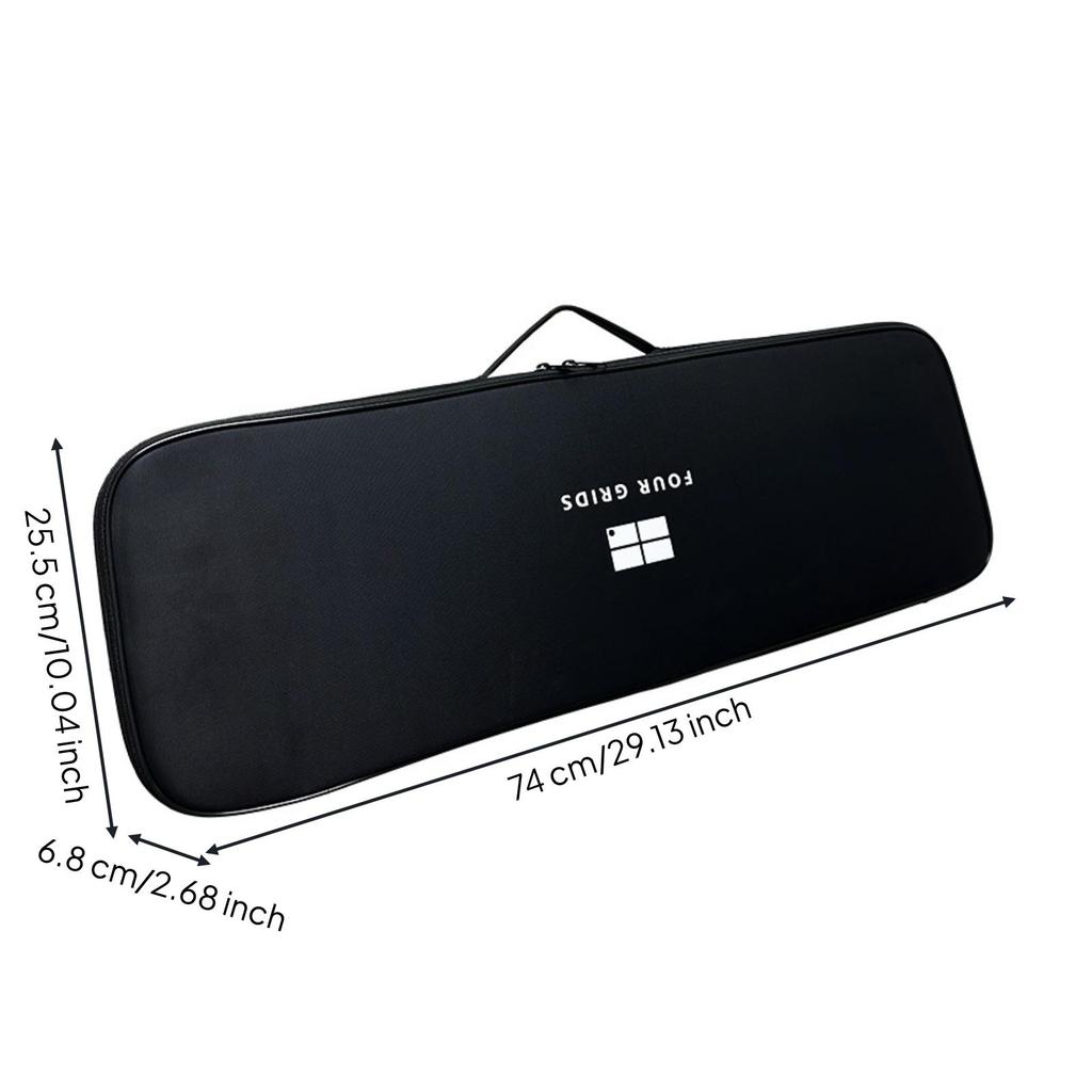Racket Protection Bag Sturdy Hard-Case Portable for Players