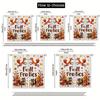 Set Of 2 Thanksgiving Fox Raccoon Cartoon Autumn Maple Leaf Curtains Polyester Semi Translucent Design Fall Fol Curtain Made With Rod Pocket