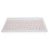 Wireless Bluetooth Keyboard Tablet Smartphone Computer Accessories Round Cap 10in