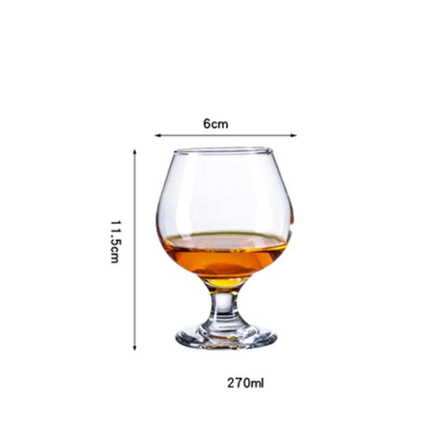 2Pcs European Wine Glass XO Whiskey Red Wine Cocktail Brandy Beer Vodka Margaret Goblet Big Belly Cup Cognac Glass Bar Drinkware
