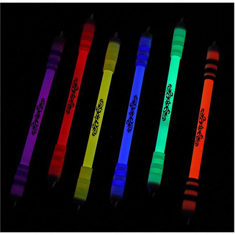 Bolígrafo Luminoso Estilizado Bolígrafo Fluorescente Set Giratorio(No puedo escribir)