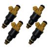 4PCS Car Fuel Injectors Set 0280150762 Fit for Peugeot 405 505 Volvo 240 244 245 740 780 940 1.9L 2.2L 2.3L