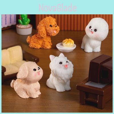 Adorable Resin Miniature Dog Figurines Perfect For Office Desk Decor Blind Box