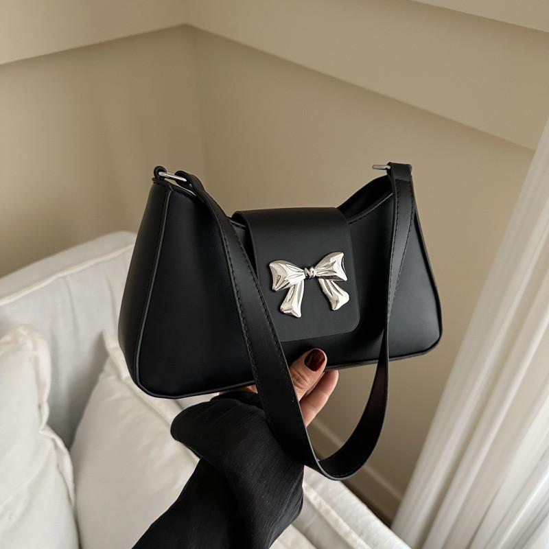 Elegant Butterfly Knot Underarm Bag 2024 Summer New Korean Style Single Shoulder Bag