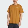 Adidas Terrex Fashion Simple Loose Pullover Round Neck Short Sleeve T-Shirt Men Tops Rock-Layer-Bronze Detective-Gold JY4835