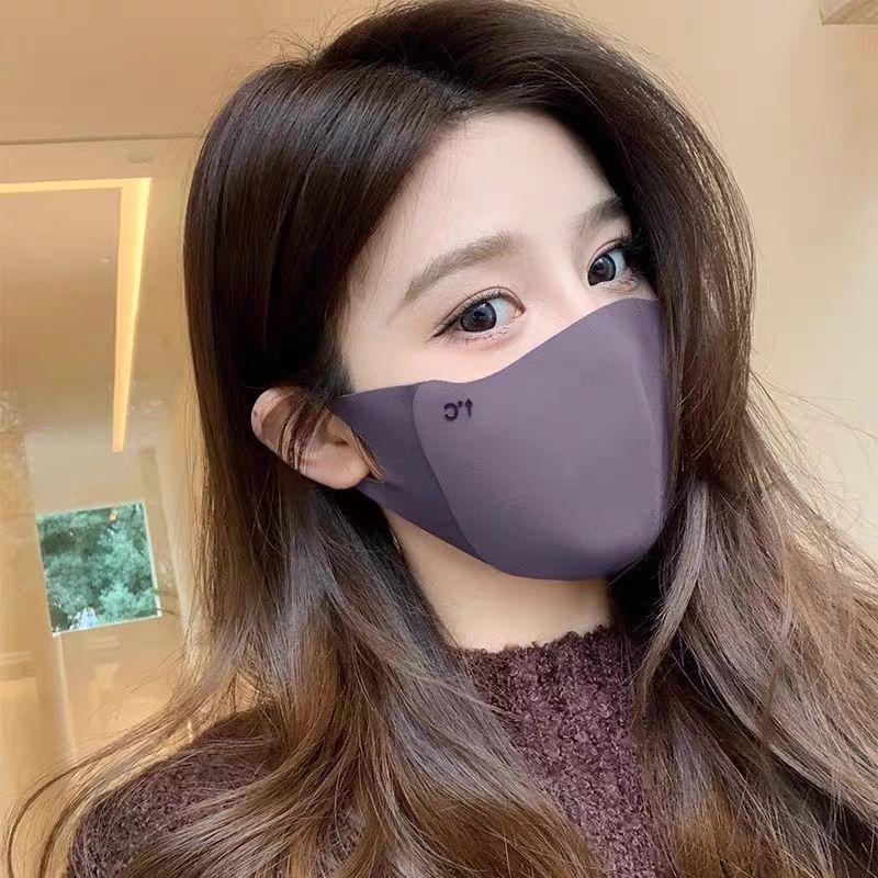 

Дышащая теплая маска, бесследная, теплая, ветрозащитная и холодная маска для лица, вуаль для лица против пыльцы, осень-зима темно-серого