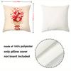 Heart-Shaped Pillows For Home Decor Valentine's Style Polyester pillowcase, sofa decorative cushion cov Headboard Pillow