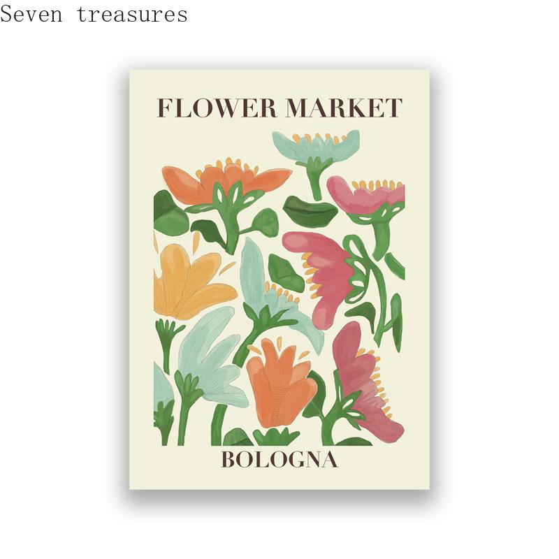 

Flower Shop Sign Posters and Prints, Florist Gift, Flower Market, Tokyo, Denmark, Italy, Italy, Italy, pictures Decor, Canvas Pa 21x30cm No Framed
