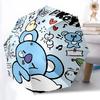 1pc BT21 Characters Automatic Folding Umbrella - Compact 8-Rib Design, Durable Plastic & Iron, Perfect Gift for Friends & Family,  yy250923069