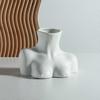 Nordic Brust Vase Nackte Frau Halblange Keramik Büste Ornamente Skulptur Brust Topf Home Decor