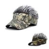 Itisyou Men's Visor, Fishing Hat, Sun Visor, Golf Visor, Men's Hat with Wig, Disguise, Costume, Joke Item