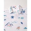 Summer Men's Polo Shirt 3D Print Pattern Breathable Lightweight Casual Fashion Outdoor Beach Men's Clothing