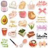 10/30/50pcs Cute Refined Life Graffiti Stickers Cartoon Aesthetic Sticker Waterproof DIY Scrapbook Phone Case Guitar Decals Gift
