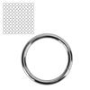 Round Buckle Silver Dog Pet Chest Harness Dog Seat Protector Luggage Accessories Round Buckle