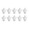 10pcs Rear Bumper Mudguard Clips for Smart For Fortwo 450 451 For Cabrio Coupe