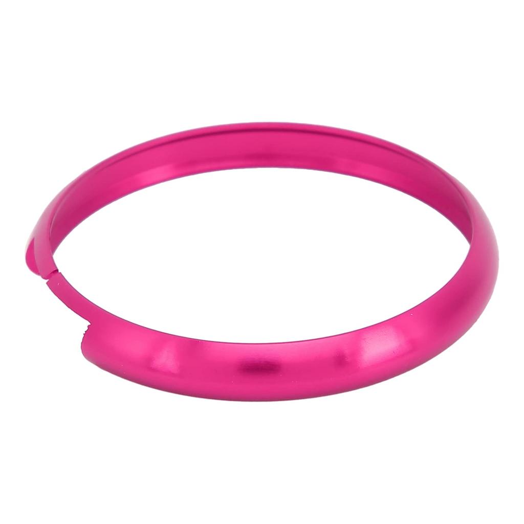 KIMISS Round Key Ring Remote Key Fob Ring Trim Aluminum Alloy for MINI R55