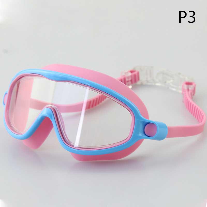 Child Kids Swimming Goggles Waterproof Anti-Fog Hd Girl Boy Large Frame Transparent Swimming Glasses Swimming Accessories