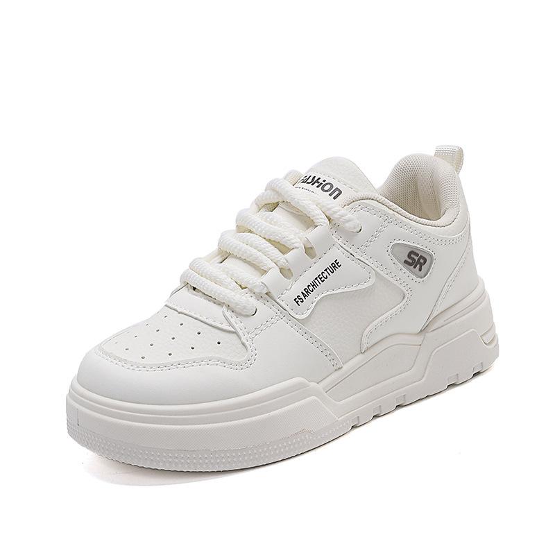 Little white shoes female student Korean version 2025 spring and autumn new versatile casual sports board shoes ins single shoes HL-6616